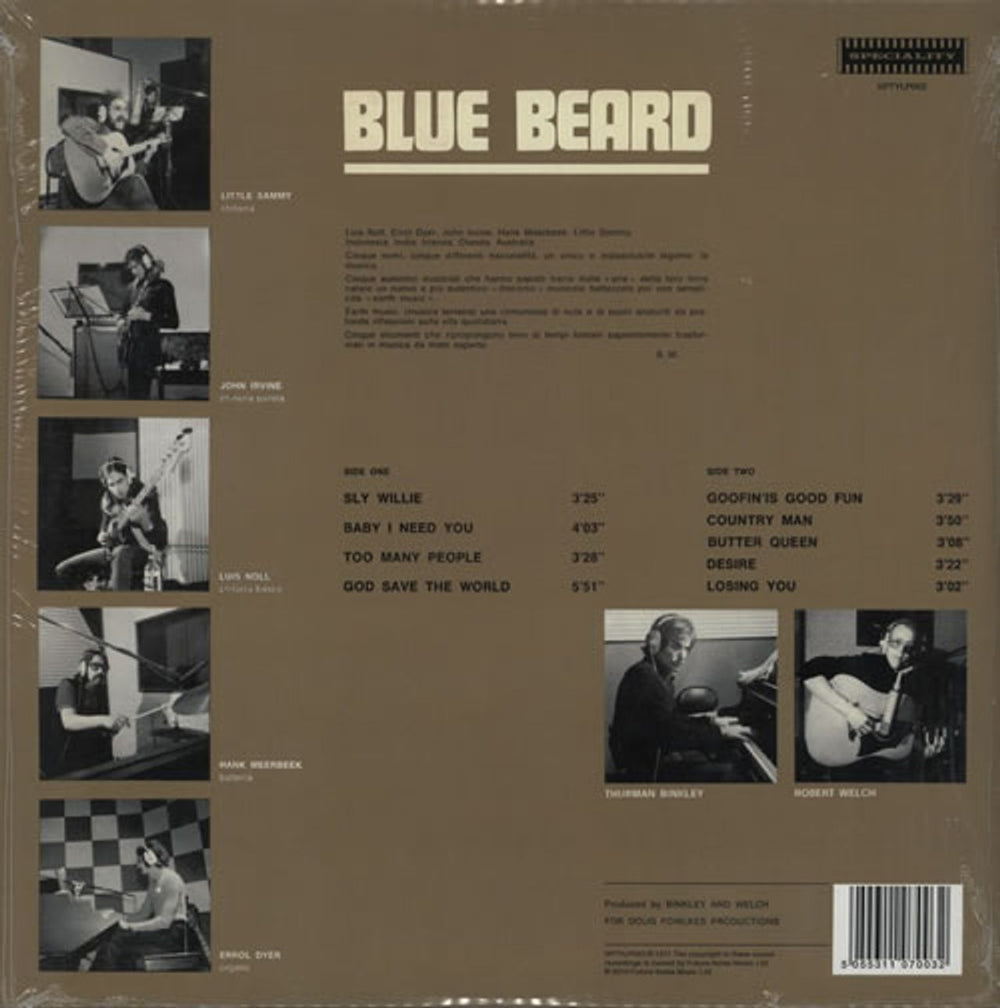 Blue Beard Blue Beard UK vinyl LP album (LP record) E1VLPBL581628