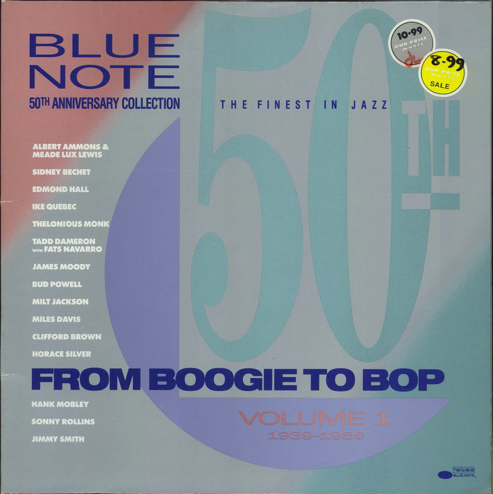 Blue Note Blue Note 50th Anniversary Collection - Volume 1 "From Boogie To Bop" 1939-1956 UK 2-LP vinyl record set (Double LP Album) BST292465