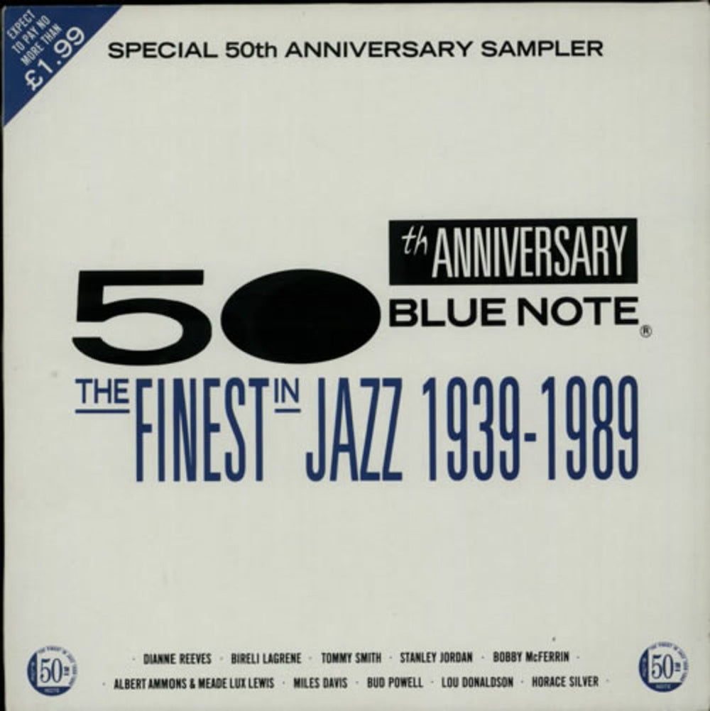 Blue Note Special 50th Anniversary Sampler UK vinyl LP album (LP record) BNX2