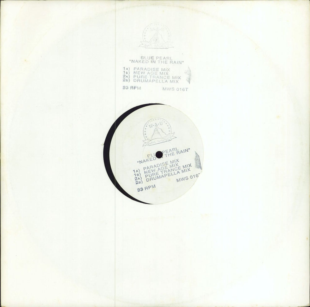 Blue Pearl Naked In The Rain UK Promo 12" vinyl single (12 inch record / Maxi-single) MWS016T