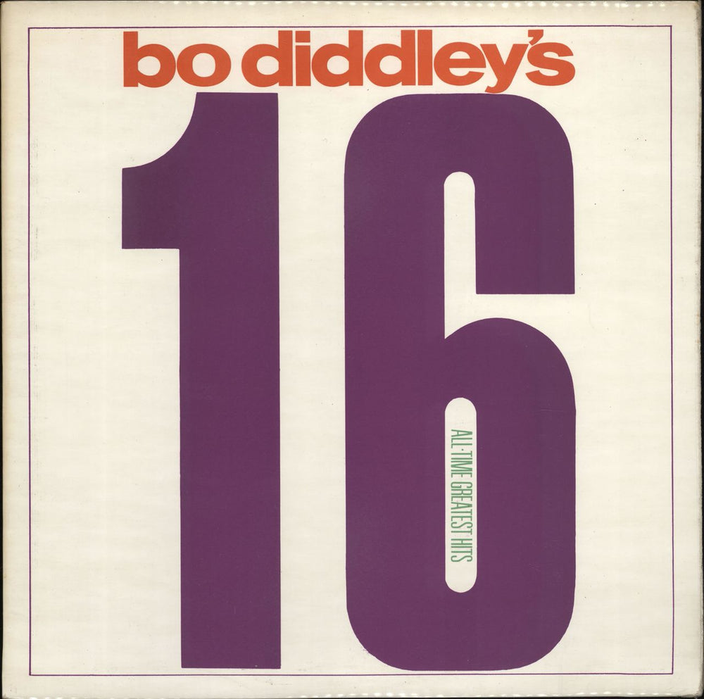 Bo Diddley 16 All Time Greatest Hits UK vinyl LP album (LP record) NPL28049