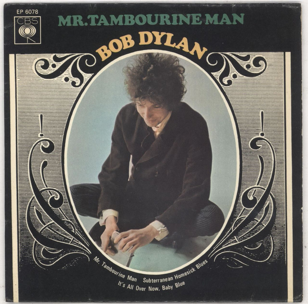 Bob Dylan Mr Tambourine Man E.P. UK 7" vinyl single (7 inch record / 45) EP6078