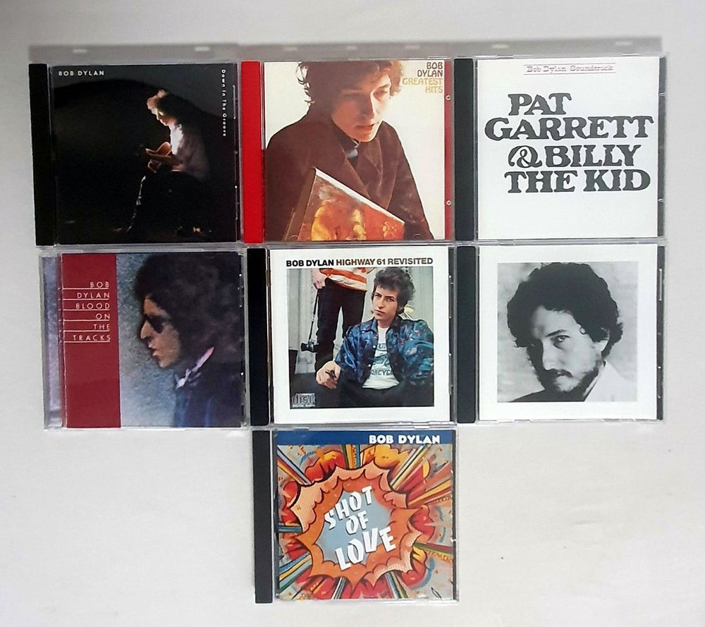 Bob Dylan Seven CD Albums UK CD album (CDLP) 7 X CDS