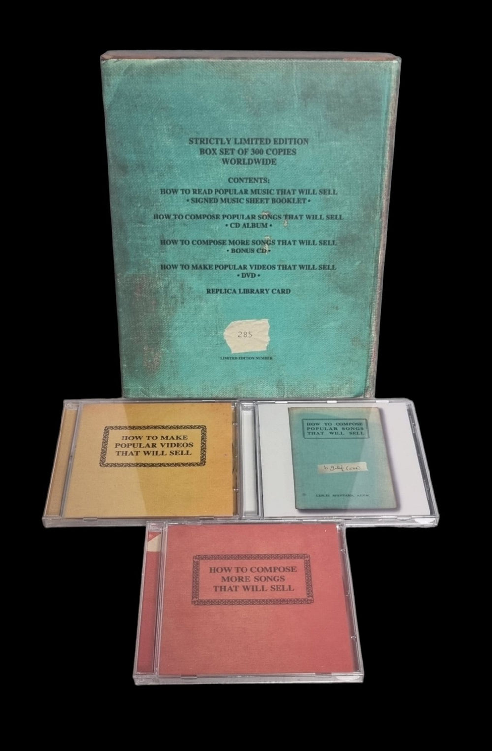 Bob Geldof How To Compose Popular Songs That Will Sell - Numbered Box + Autographed UK CD Album Box Set