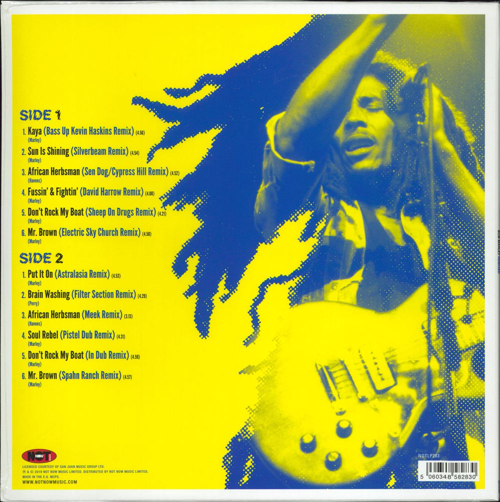 Bob Marley & The Wailers Remixed - Yellow Vinyl - Sealed UK vinyl LP album (LP record) 5060348582830