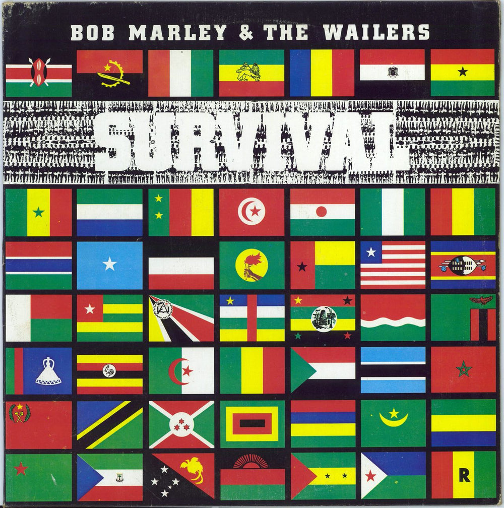 Bob Marley & The Wailers Survival Jamaican vinyl LP album (LP record) ILPS9542