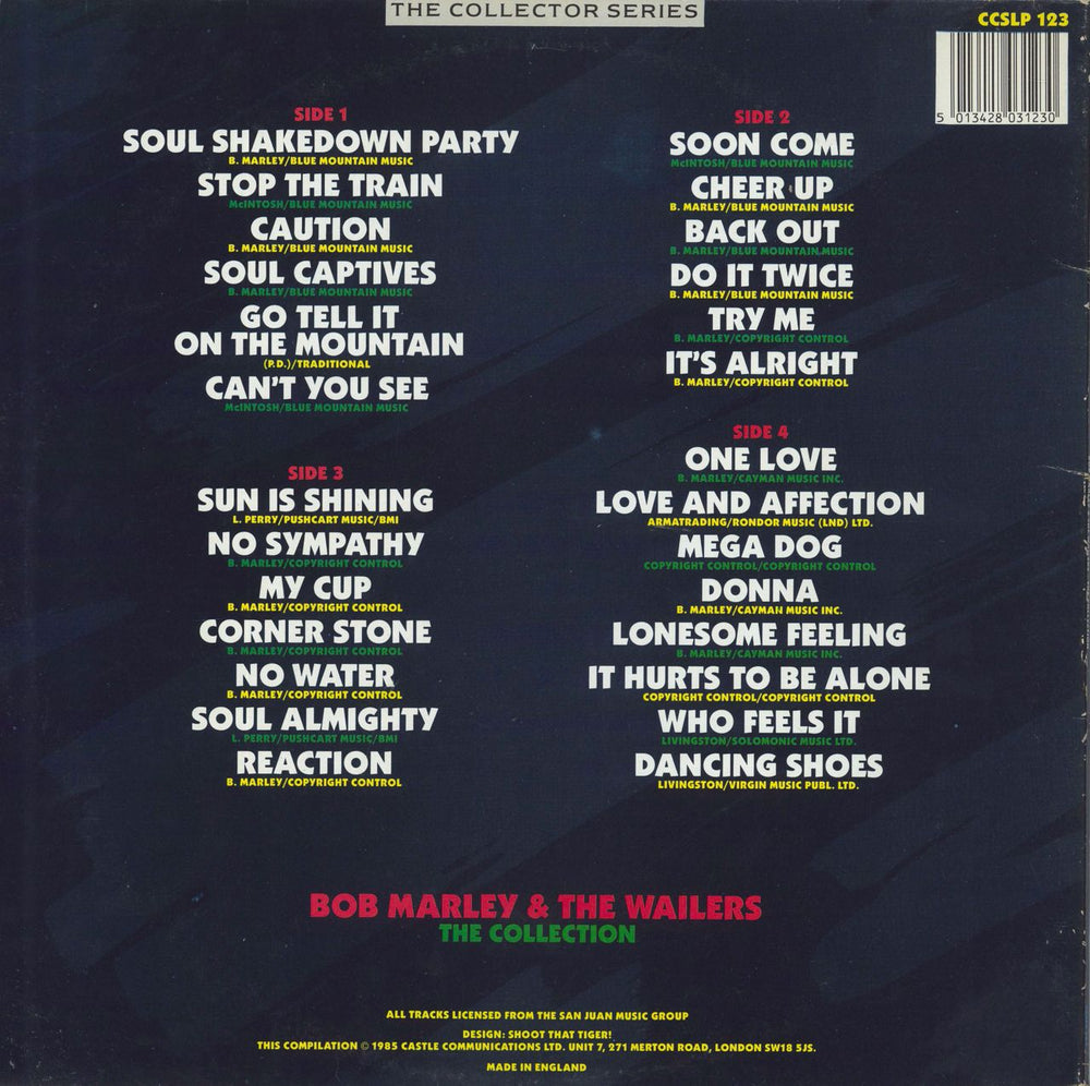 Bob Marley & The Wailers The Collection UK 2-LP vinyl record set (Double LP Album)