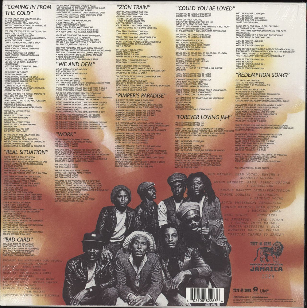 Bob Marley & The Wailers Uprising: Jamaican Pressing - Numbered Sleeve - Sealed US vinyl LP album (LP record) 602508822636