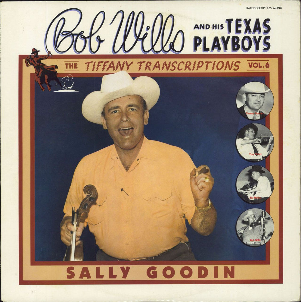 Bob Wills The Tiffany Transcriptions Vol. 6: Sally Goodin US vinyl LP album (LP record) F-27