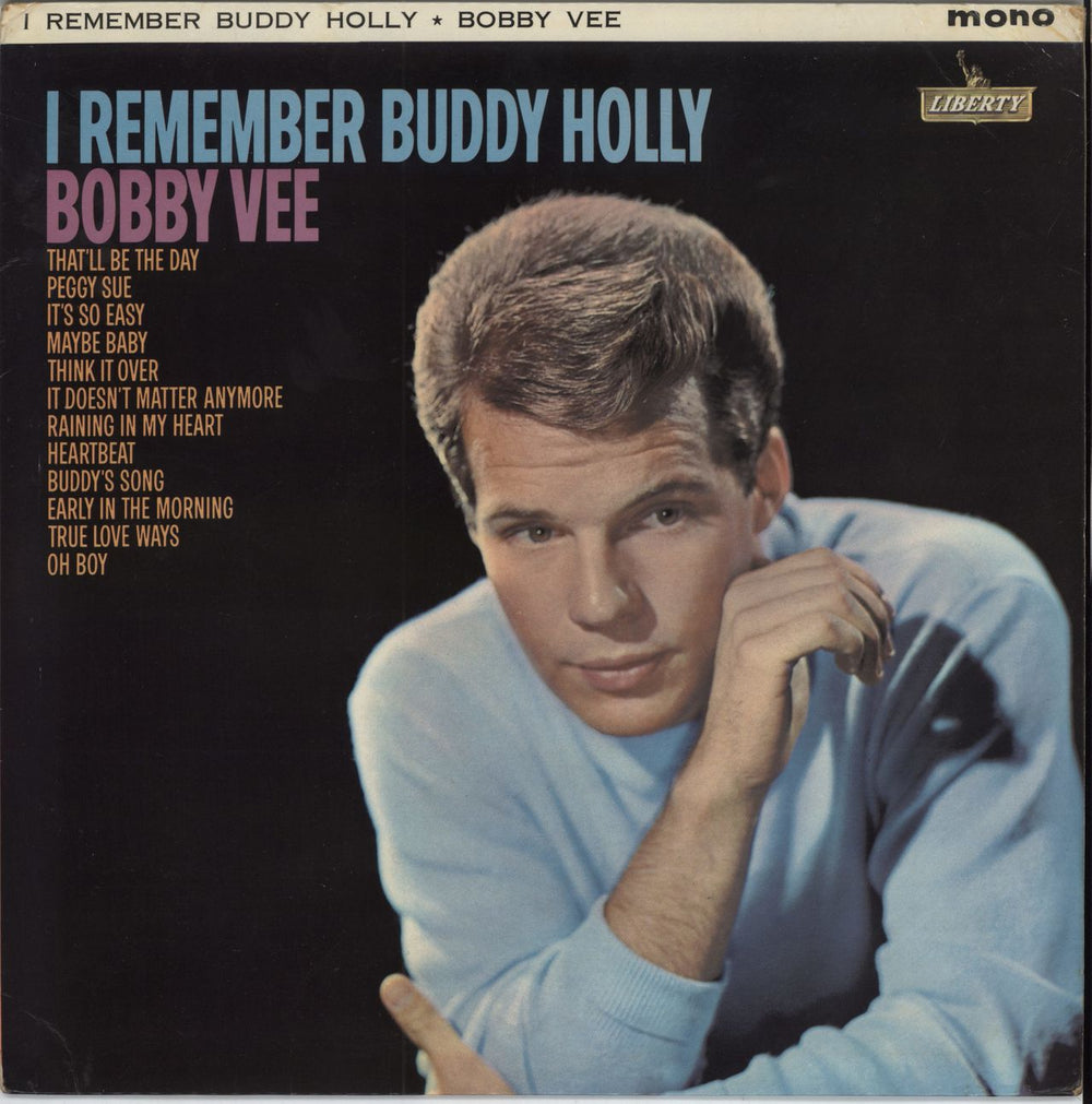 Bobby Vee I Remember Buddy Holly - EX UK vinyl LP album (LP record) LBY1188