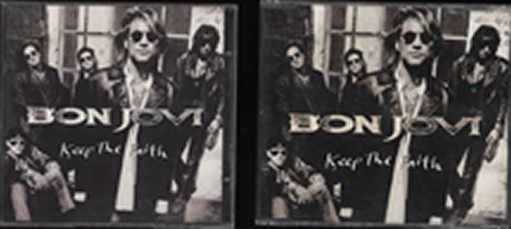 Bon Jovi Keep The Faith UK 2-CD single set (Double CD single) JOVCB/D8