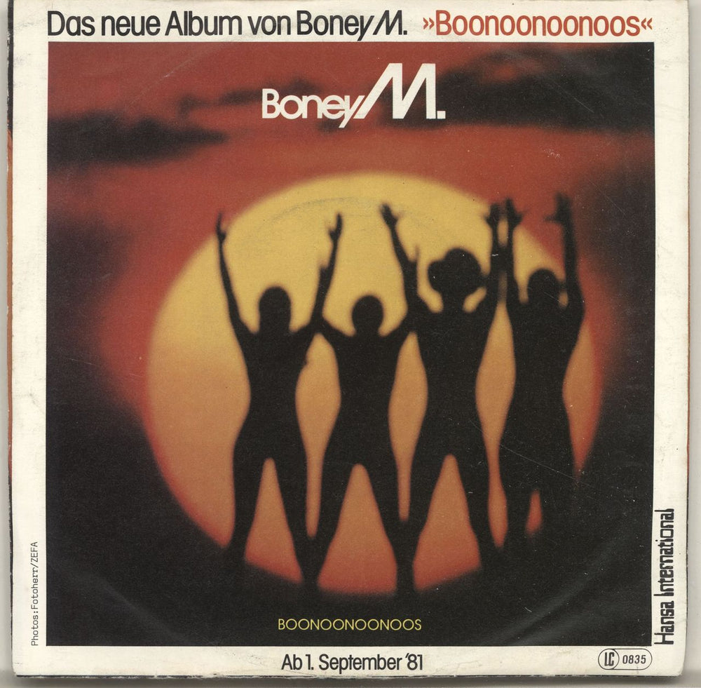 Boney M Malaika German 7" vinyl single (7 inch record / 45) BOM07MA695493