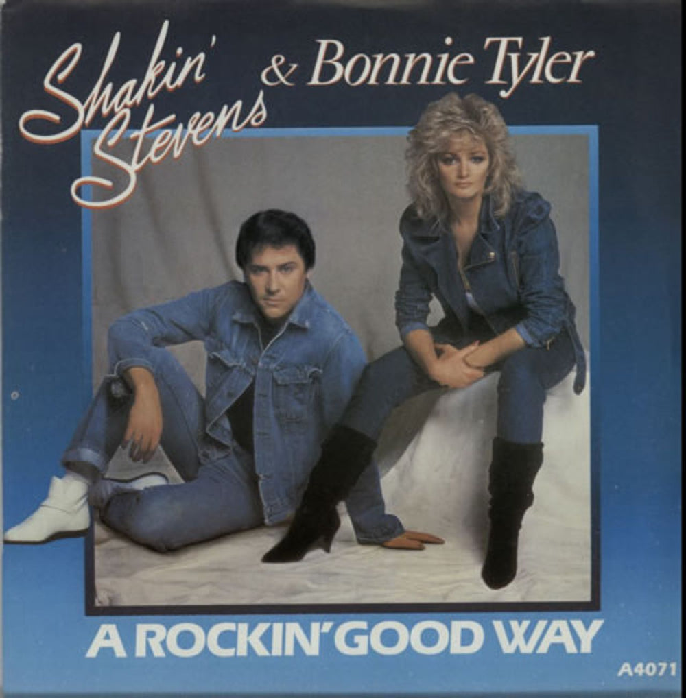 Bonnie Tyler A Rockin' Good Way UK 7" vinyl single (7 inch record / 45) A4071