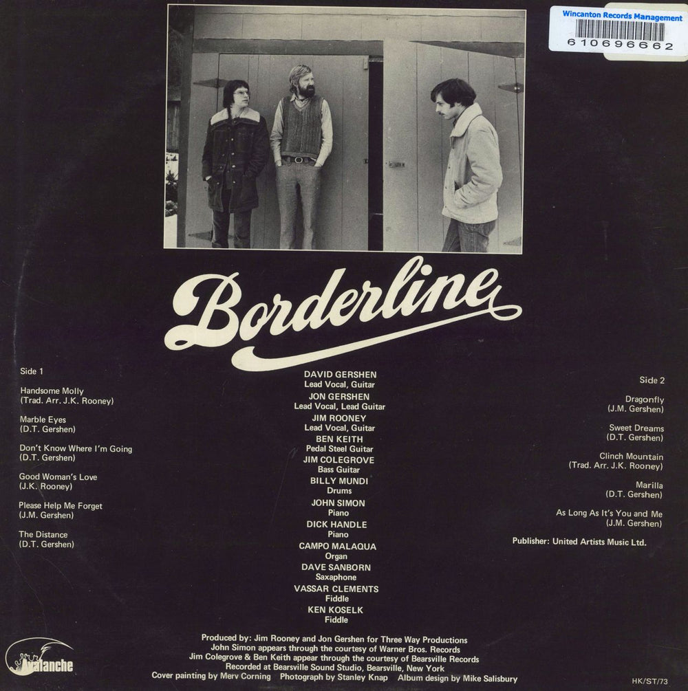 Borderline Borderline UK vinyl LP album (LP record)