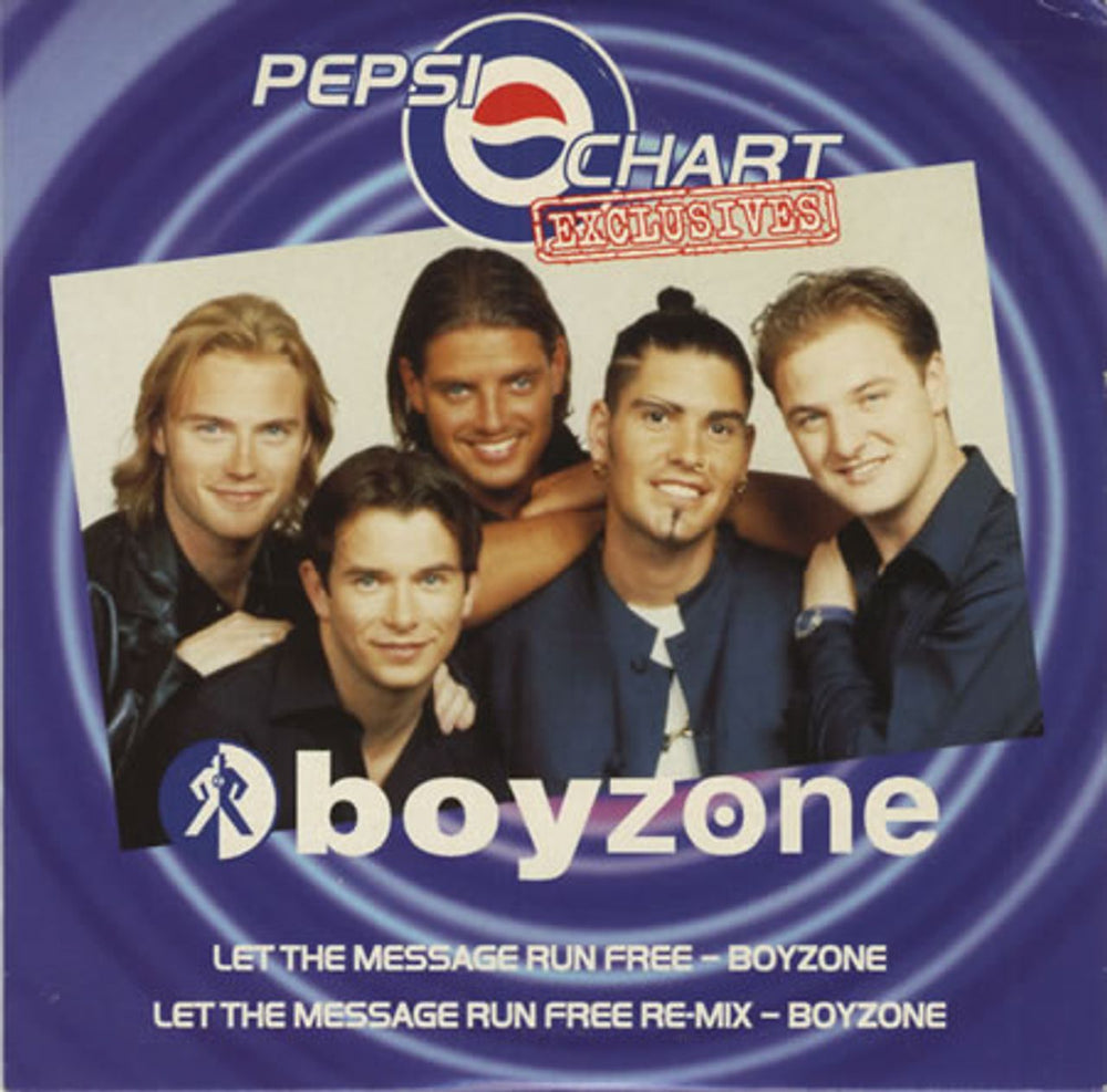 Boyzone Let The Message Run Free UK Promo CD single (CD5 / 5") PSPCD505