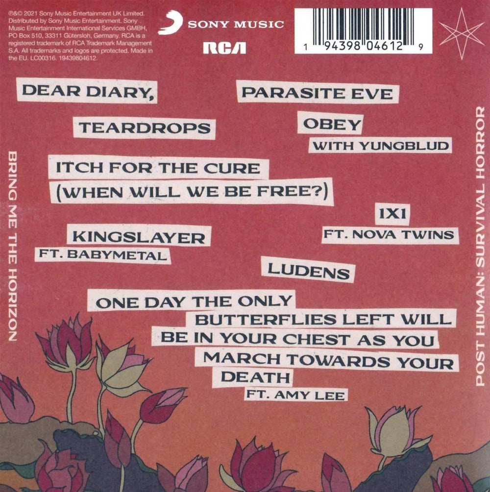 Bring Me The Horizon Post Human: Survival Horror - Sealed UK CD single (CD5 / 5") BH8C5PO761863