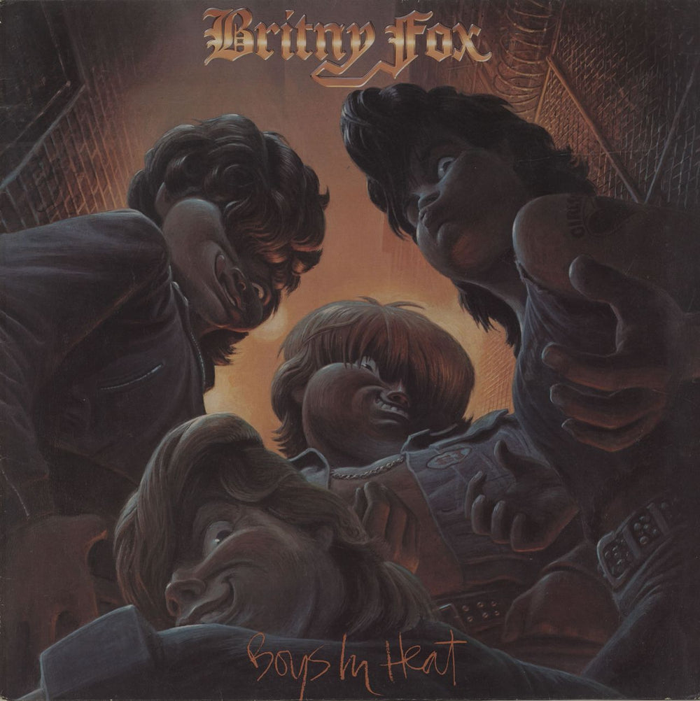 Britny Fox Boys In Heat Dutch vinyl LP album (LP record) 465954-1