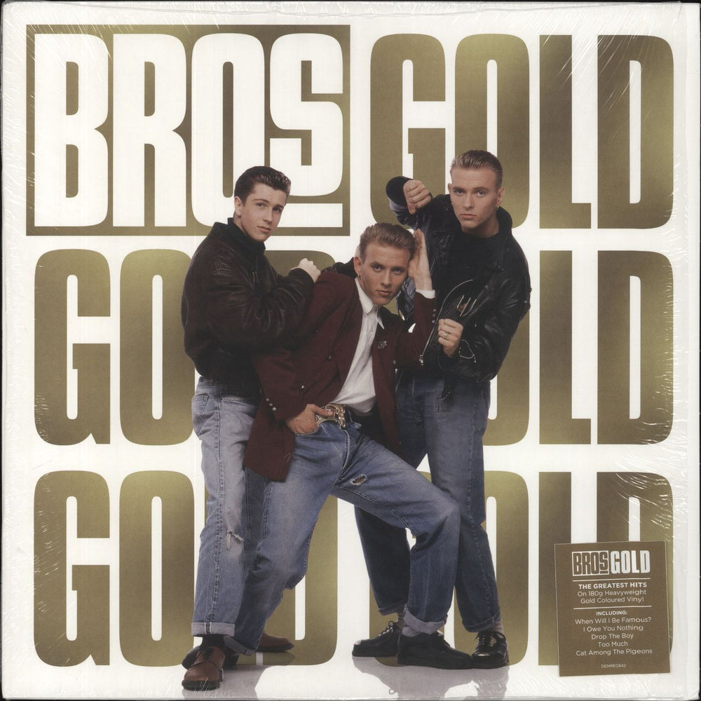 Bros Gold - 180 Gram Gold Vinyl UK vinyl LP album (LP record) DEMREC642