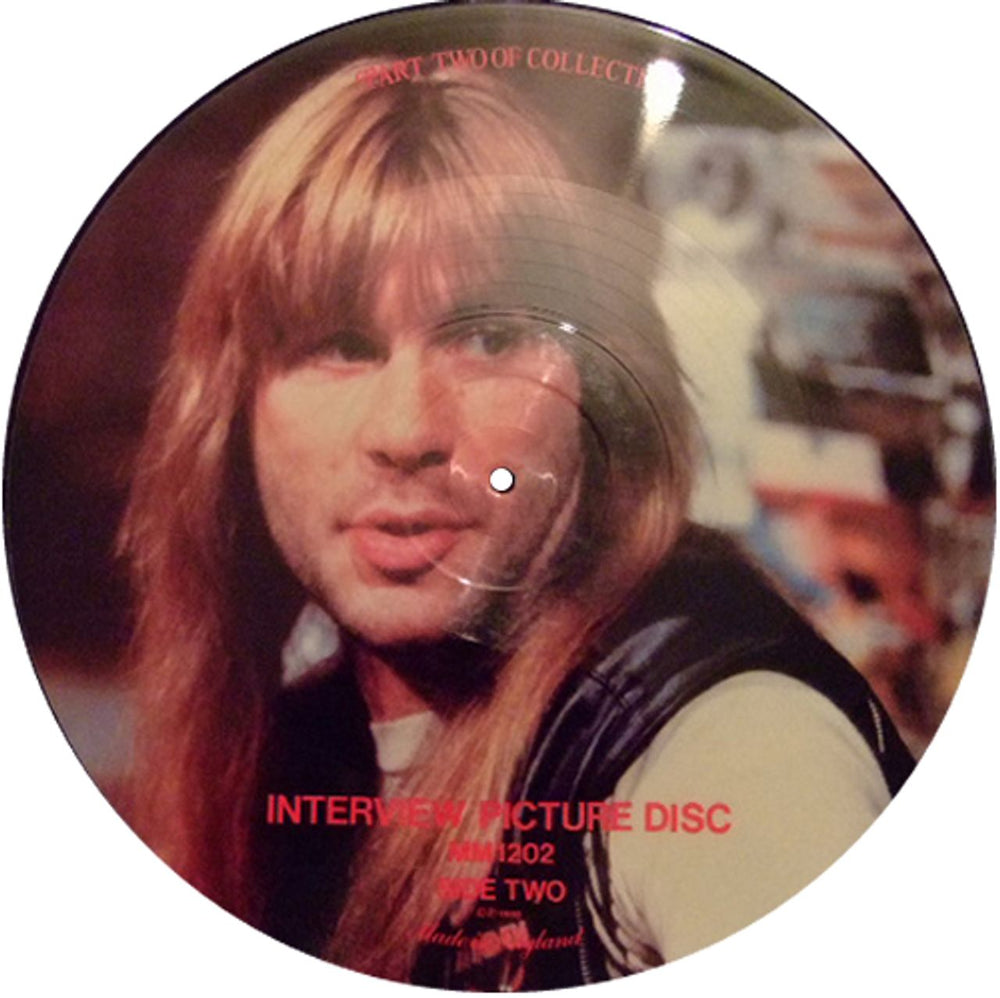 Bruce Dickinson Iron Maiden's Bruce Dickinson Interview UK picture disc LP (vinyl picture disc album) BRDPDIR275133