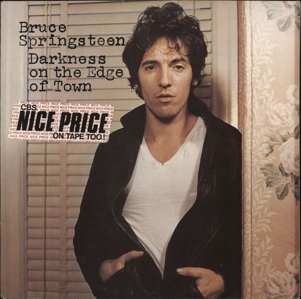 Bruce Springsteen Darkness On The Edge Of Town - 1st - Stickered Sleeve UK vinyl LP album (LP record) 32542