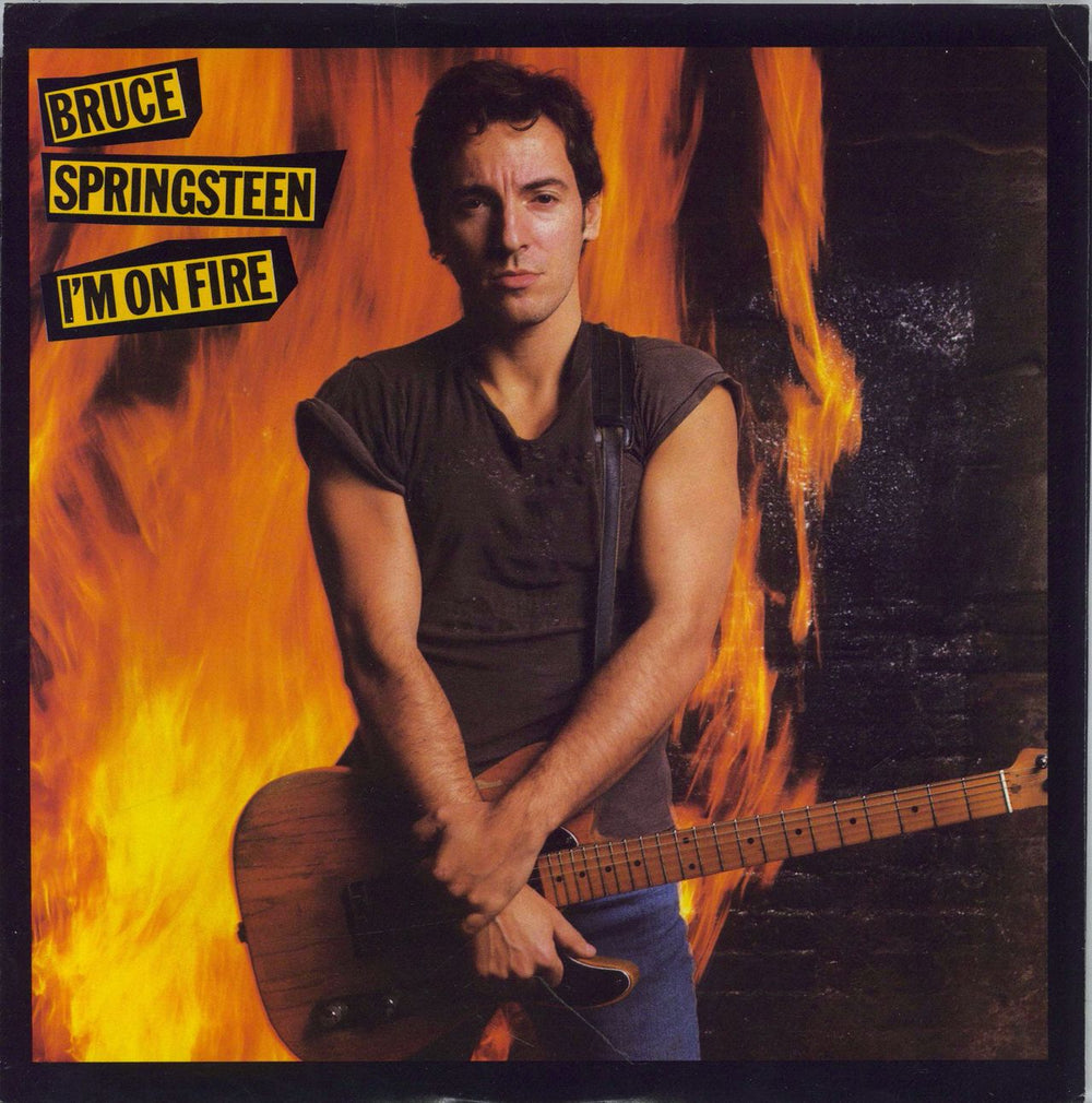 Bruce Springsteen I'm On Fire US 7" vinyl single (7 inch record / 45) 38-04772