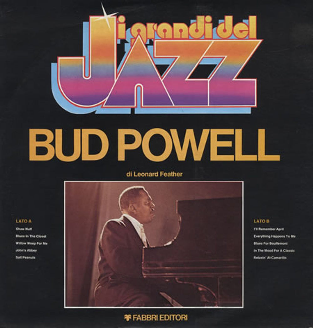 Bud Powell I Grandi Del Jazz #64 Italian vinyl LP album (LP record) GDJ64