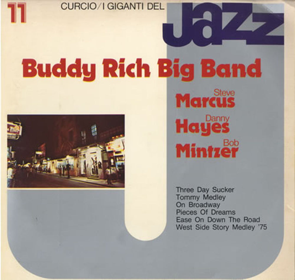 Buddy Rich I Giganti Del Jazz #11 Italian vinyl LP album (LP record) GJ-11