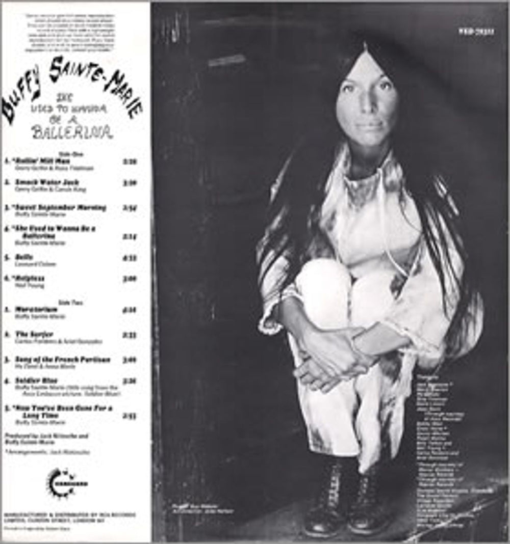 Buffy Sainte-Marie She Used To Wanna Be A Ballerina UK vinyl LP album (LP record) BSMLPSH230921