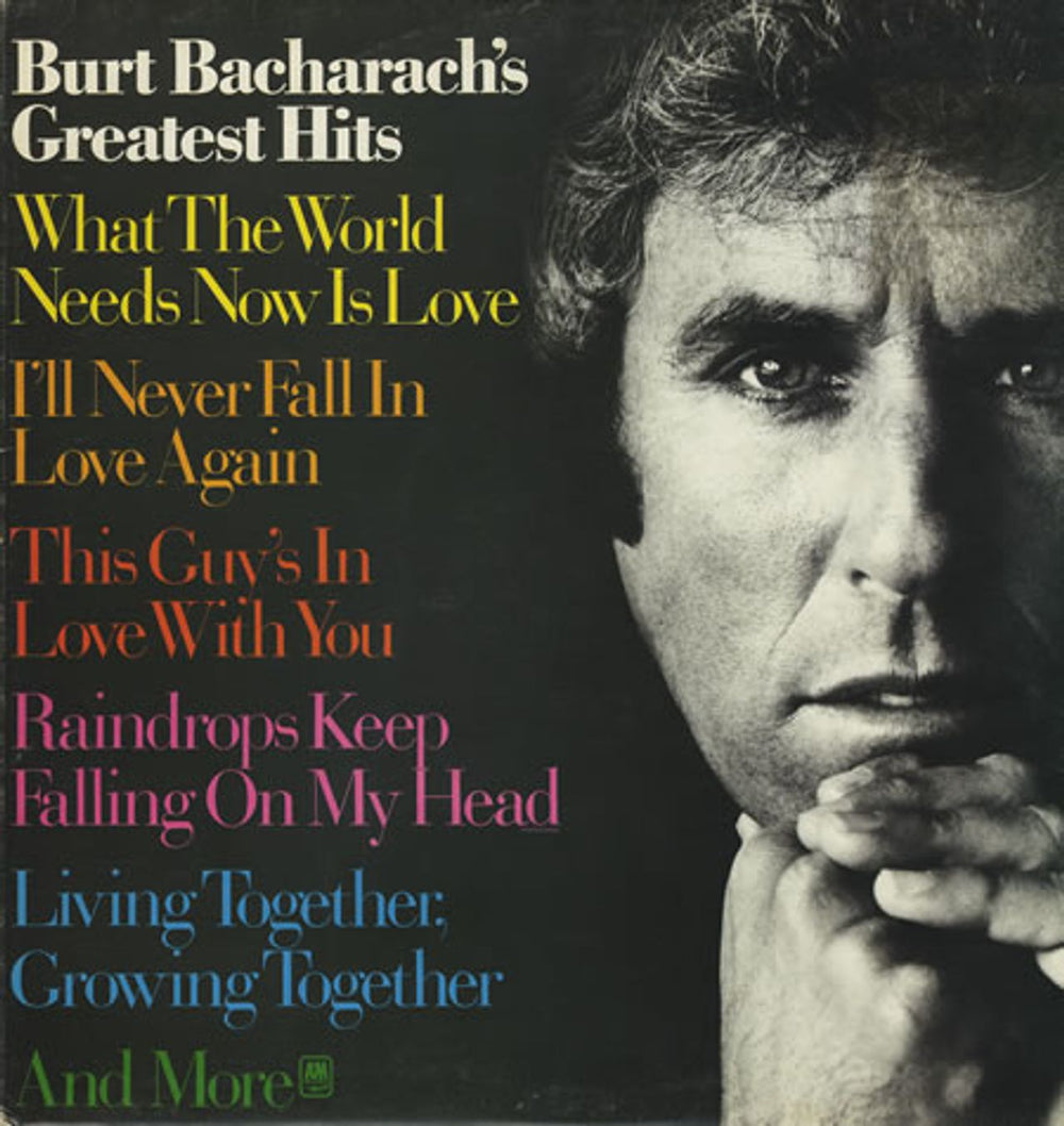 Burt Bacharach Greatest Hits UK vinyl LP album (LP record) AMLS63661