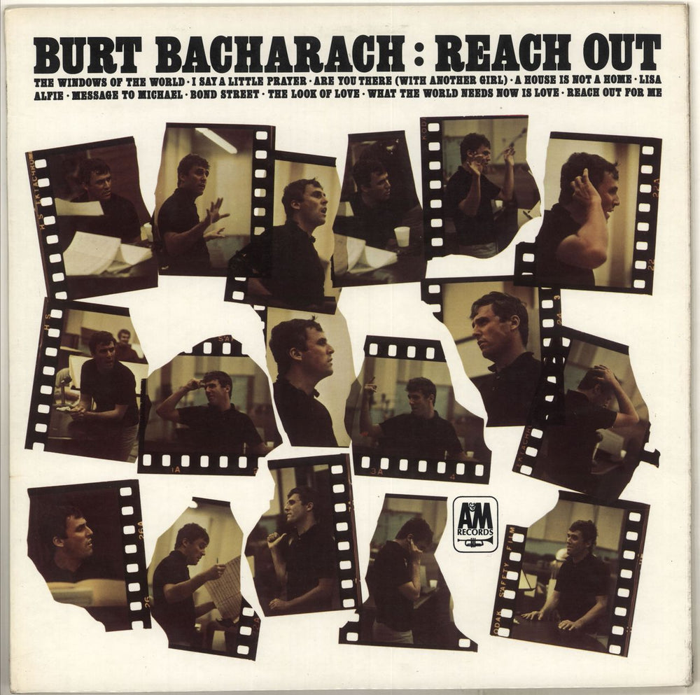 Burt Bacharach Reach Out UK vinyl LP album (LP record) AMLS908