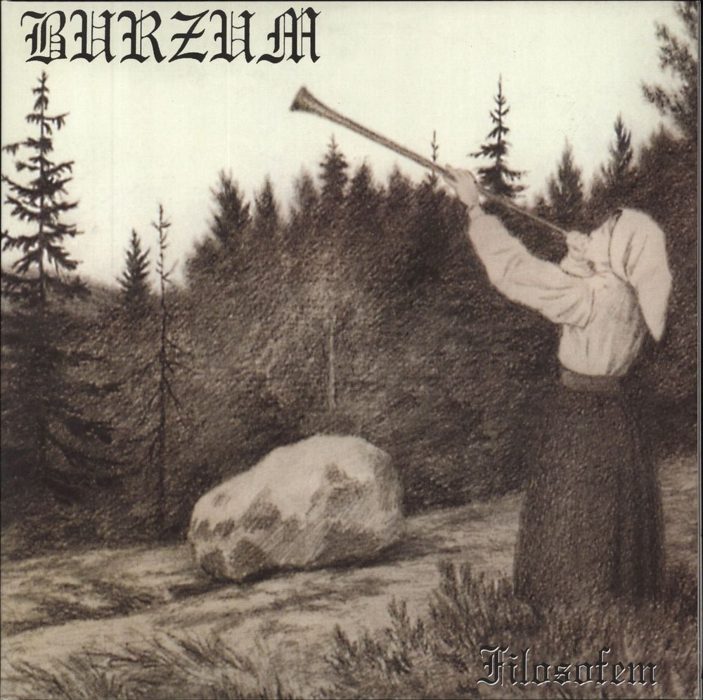 Burzum Filosofem UK 2-LP vinyl record set (Double LP Album) BOBV080LP