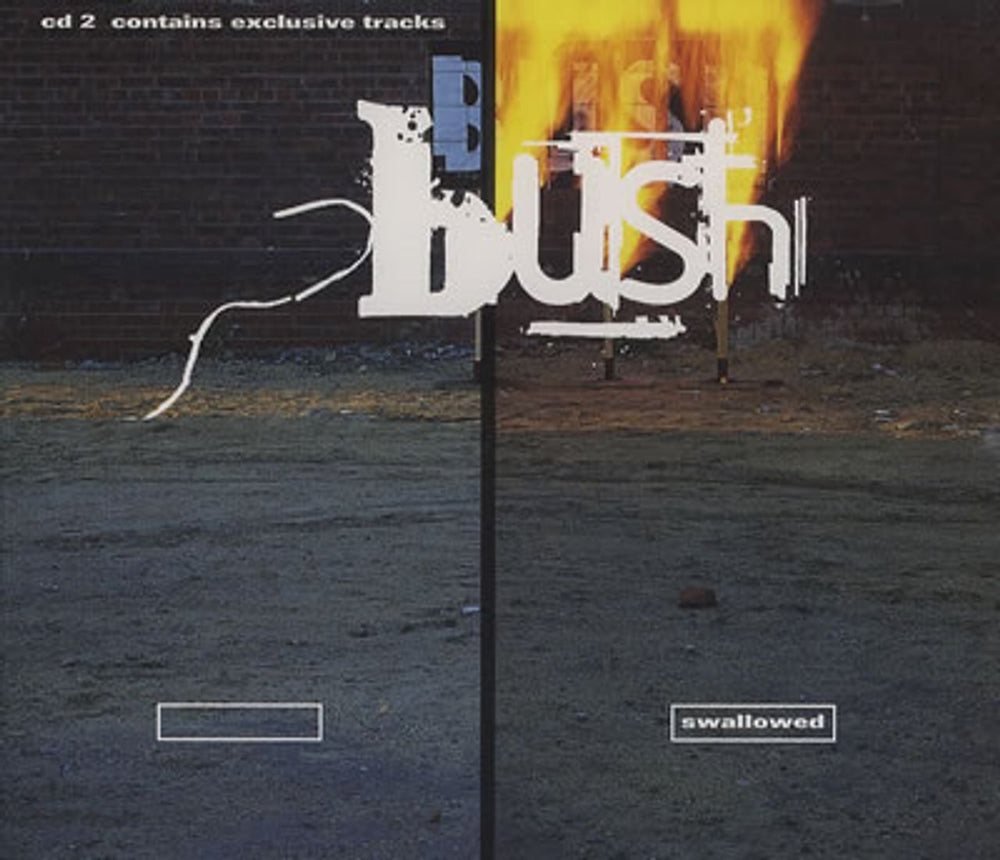 Bush Swallowed UK CD single (CD5 / 5") INDX-95528