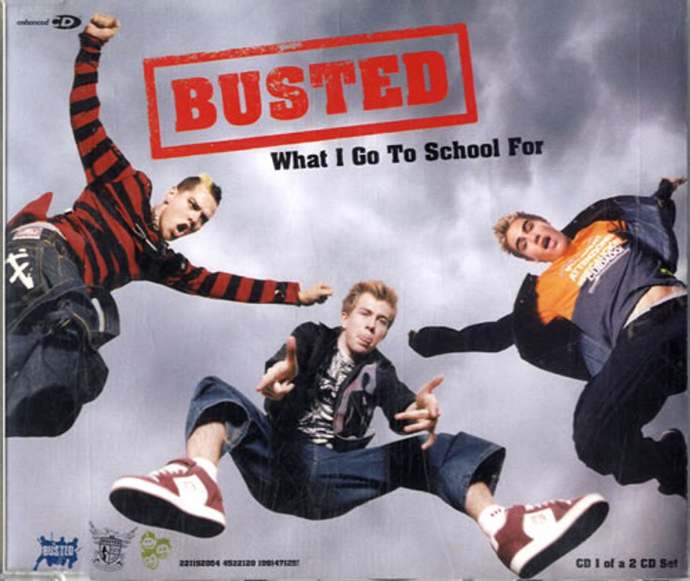 Busted What I Go To School For UK 2-CD single set (Double CD single) MCSTD/XD40294