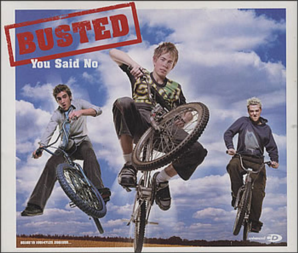 Busted You Said No UK CD single (CD5 / 5") MCSTD40318