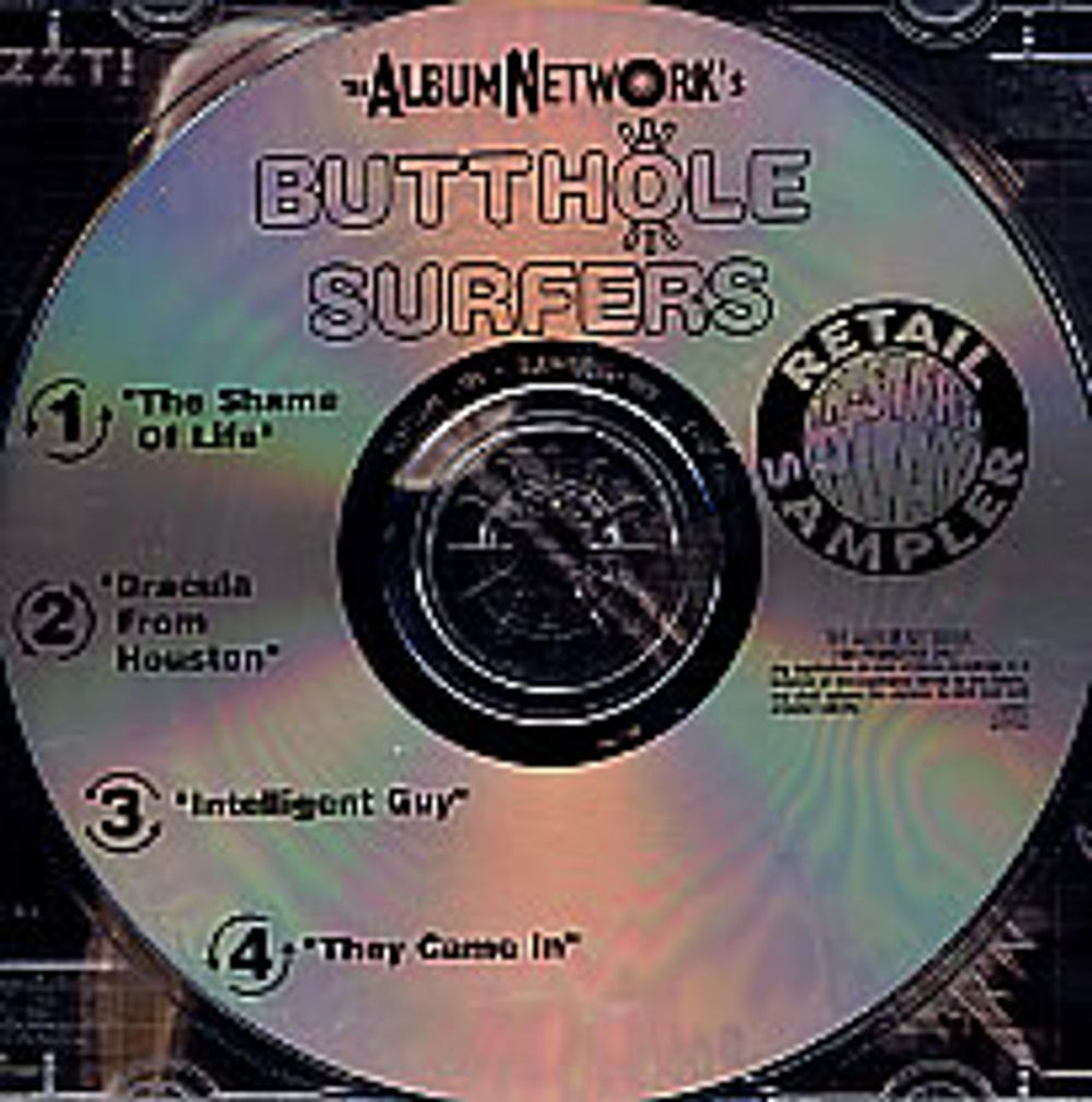 Butthole Surfers In Store Sampler US Promo CD single (CD5 / 5") DOC-32178-1