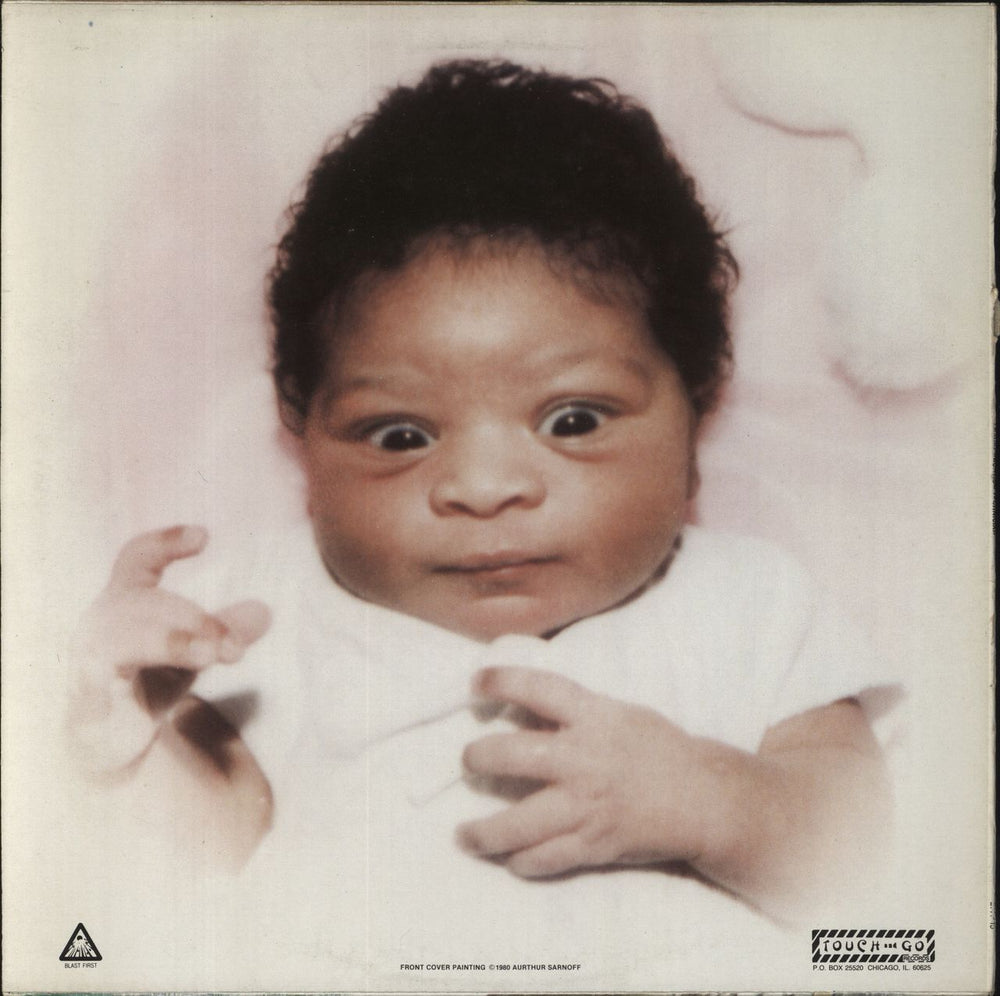 Butthole Surfers Locust Abortion Technician - Black & Yellow Labels UK vinyl LP album (LP record)