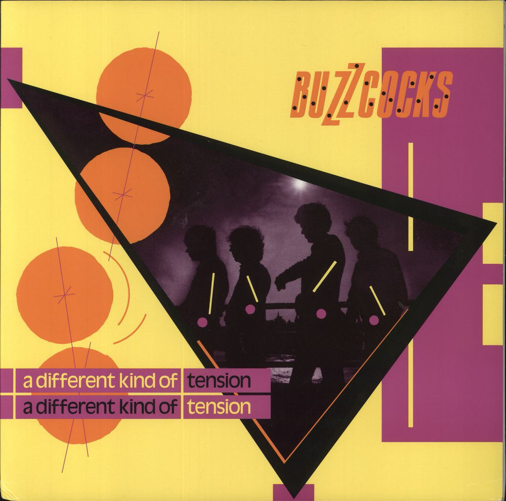 Buzzcocks A Different Kind Of Tension: Remastered - Yellow Vinyl UK vinyl LP album (LP record) REWIGLP128