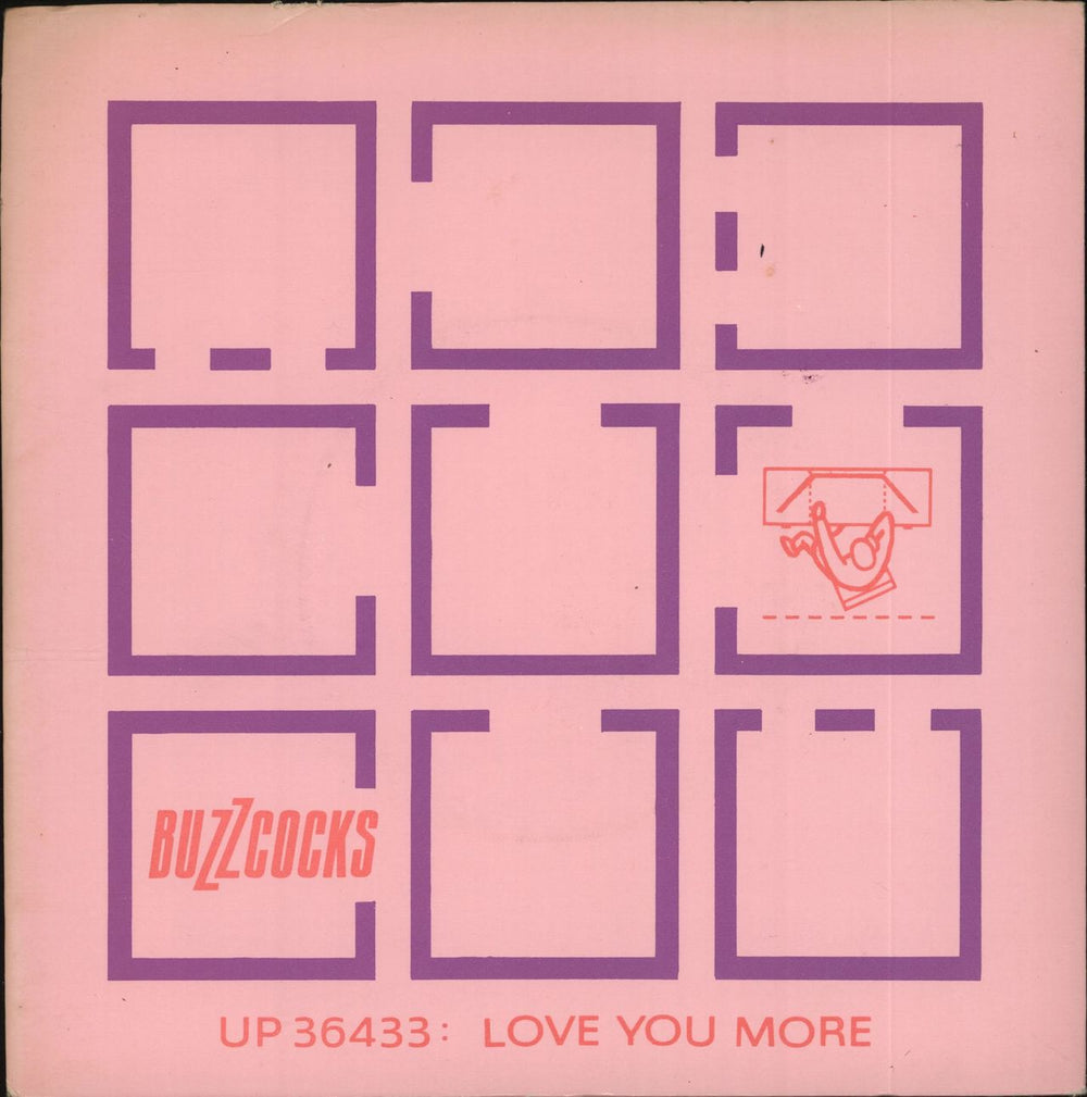 Buzzcocks Love You More - P/S UK 7" vinyl single (7 inch record / 45) UP36433