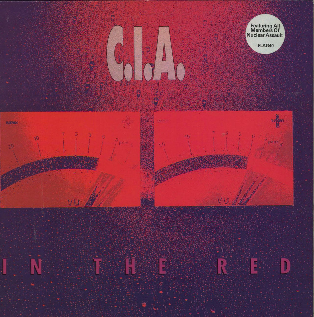 C.I.A. In The Red French vinyl LP album (LP record) FLAG40