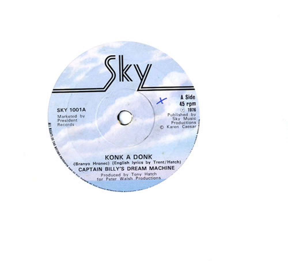 Captain Billy's Dream Machine Konk A Donk UK 7" vinyl single (7 inch record / 45) SKY1001