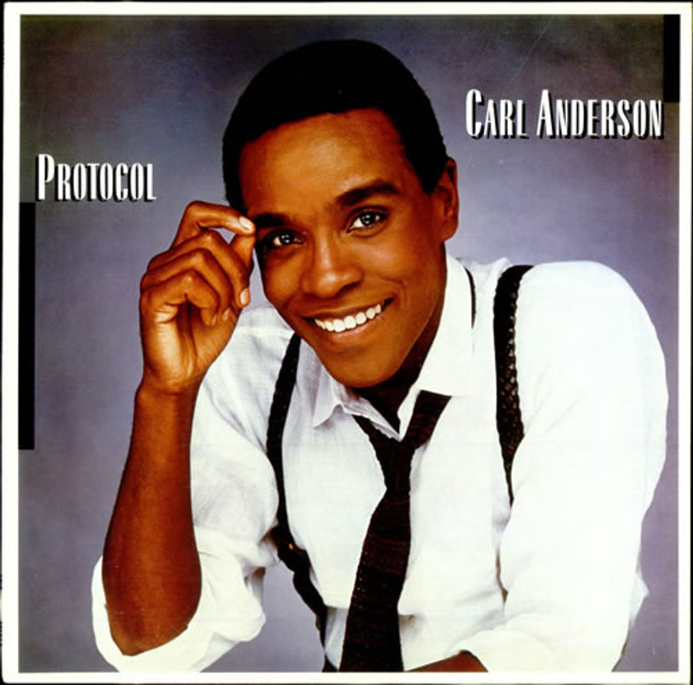 Carl Anderson Protocol UK vinyl LP album (LP record) EPC26591