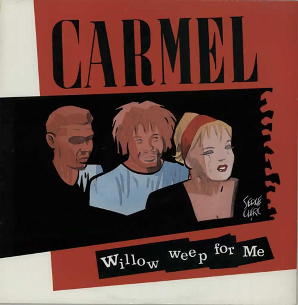 Carmel Willow Weep For Me UK 12" vinyl single (12 inch record / Maxi-single) LONX38