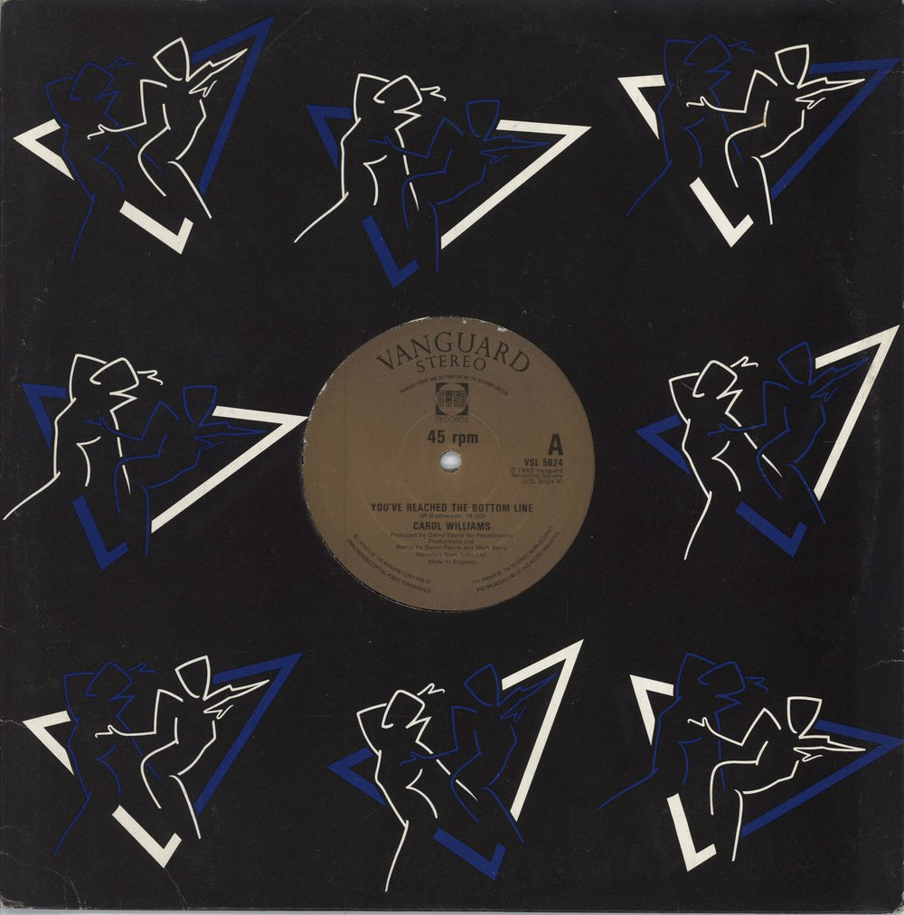 Carol Williams You've Reached The Bottom Line UK 12" vinyl single (12 inch record / Maxi-single)