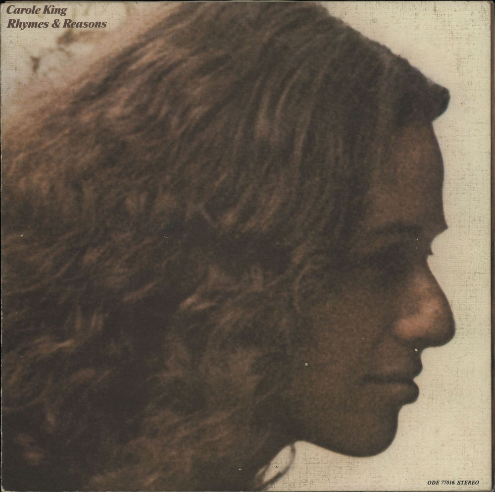 Carole King Rhymes & Reasons - Ruby Red UK vinyl LP album (LP record) ODE77016