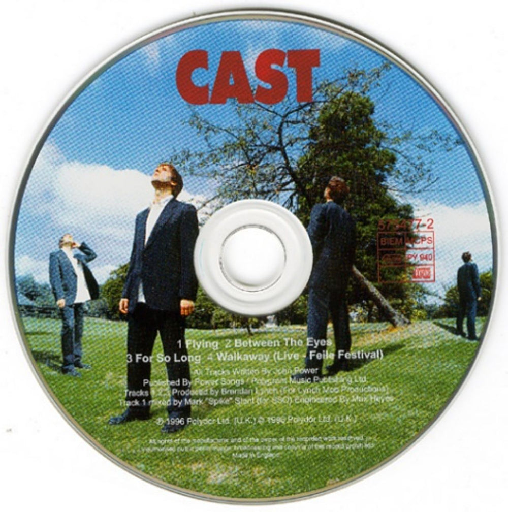 Cast Flying UK CD single (CD5 / 5") C-AC5FL116301