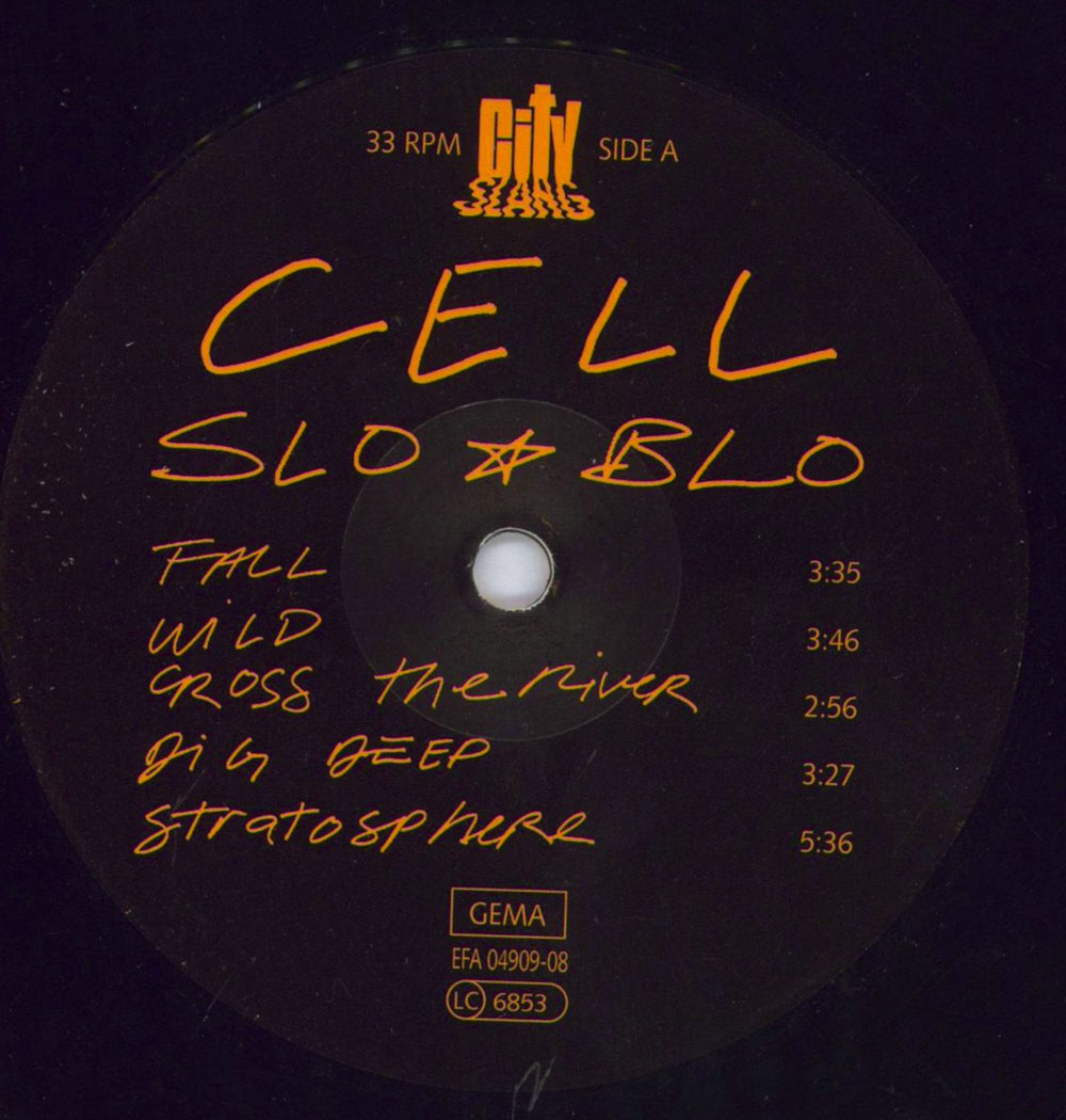 Cell Slo*Blo German vinyl LP album (LP record) C8PLPSL829296