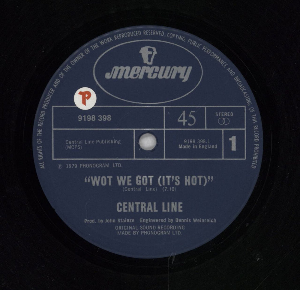 Central Line Wot We Got (It's Hot) UK vinyl LP album (LP record)