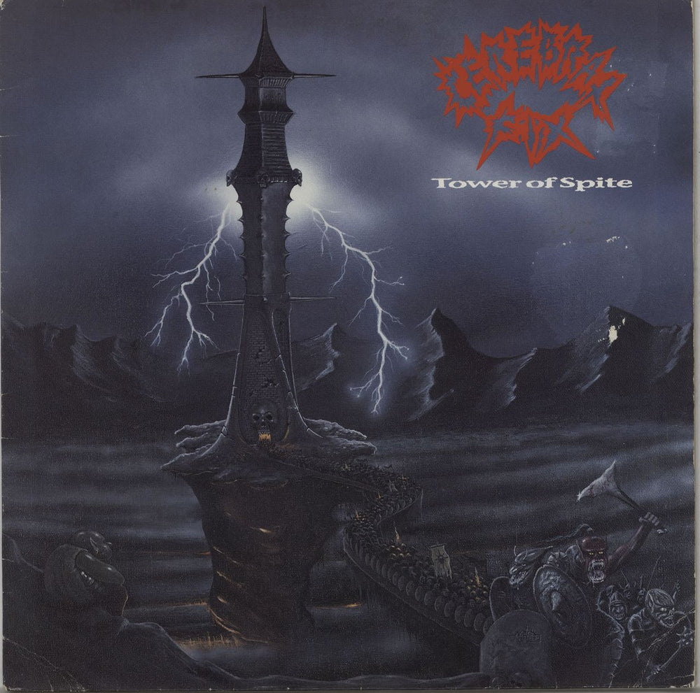 Cerebral Fix Tower Of Spite Dutch vinyl LP album (LP record) RO93561