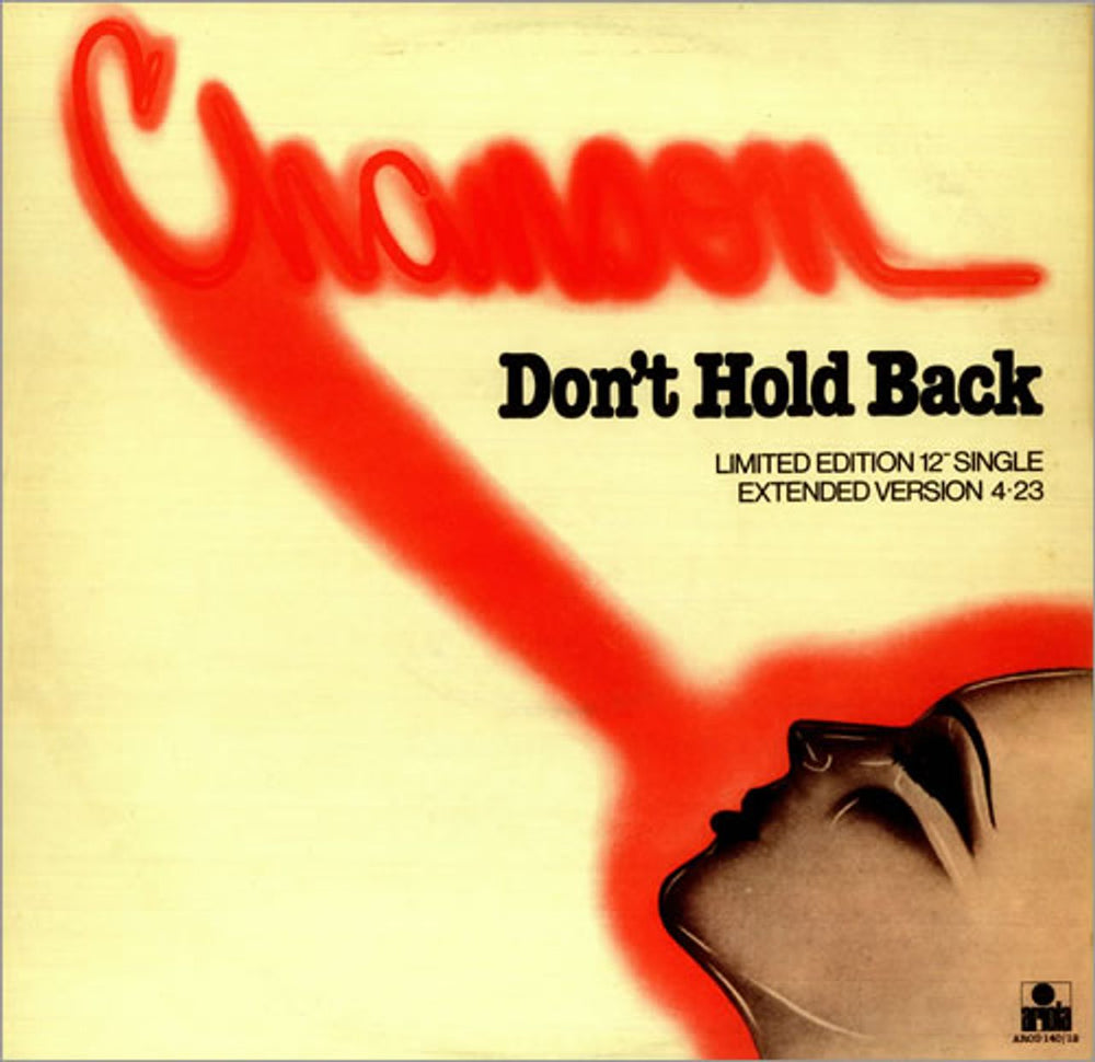 Chanson Don't Hold Back - Red Vinyl UK 12" vinyl single (12 inch record / Maxi-single) AROD140