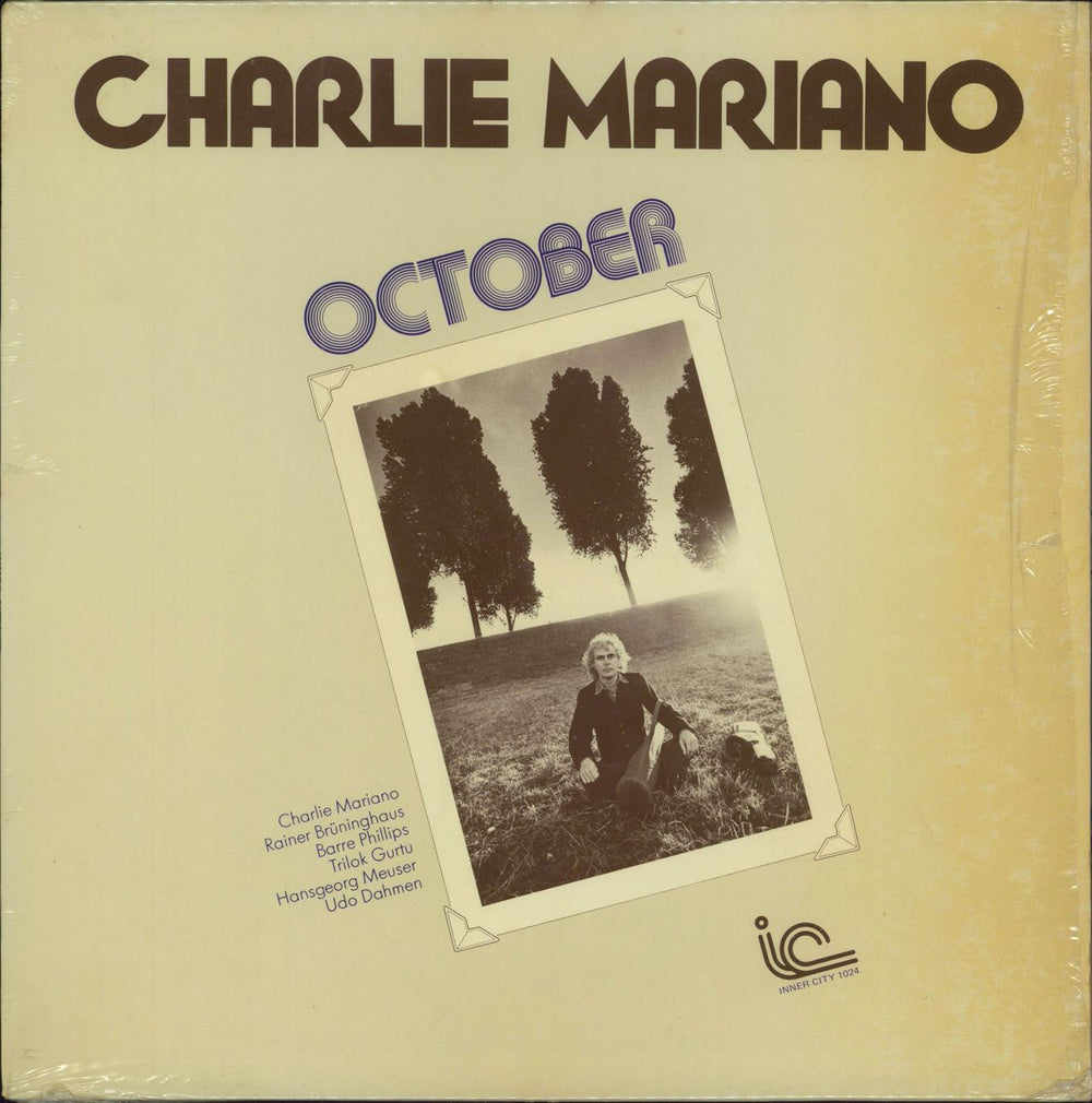 Charlie Mariano October - shrink US vinyl LP album (LP record) IC1024